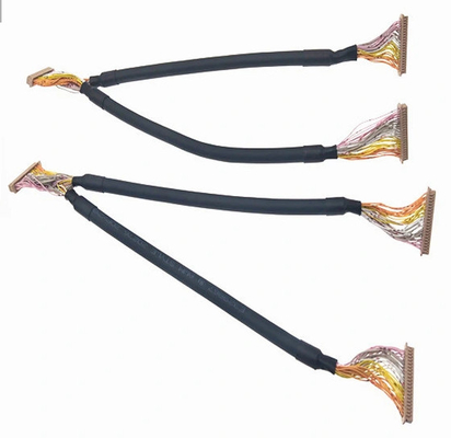 40p Wiązka przewodów LVDS 50mm 30awg Przyczepa samochodowa Pojedynczy kabel z podwójną osłoną