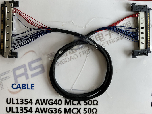 0,8 mm Awg40 LVDS 30-stykowy kabel połączeniowy 180 mm wiązka przewodów