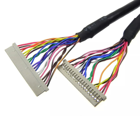 0,3 mm wiązka przewodów LVDS 30AWG 20-pinowy kabel ekran laptopa