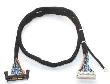 Wiązka przewodów laptopa LVDS Złącze kablowe JAE 0,5 mm Trwałe