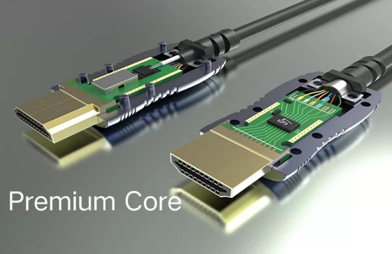 Zespół kabla HDMI od 50 do 300 m Kabel światłowodowy PVC 4k Hdmi