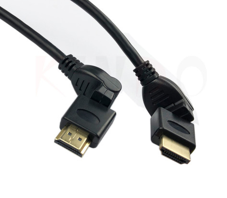 Kabel 1080p 360 stopni 4k Ultra Hd Hdmi 8,0 mm Hdmi High Speed ​​z Ethernetem
