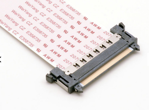 Płaski kabel LVDS 400 mm FPC, płaski kabel 41-51-pinowy wstążkowy