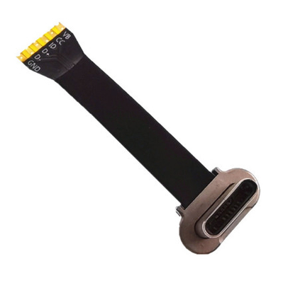 Ultra cienki miękki płaski kabel FPC typu C Płaski kabel taśmowy USB