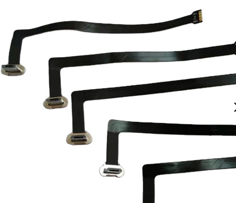 90-stopniowy płaski kabel taśmowy Micro USB z synchronizacją 230 mm FPC do ładowania